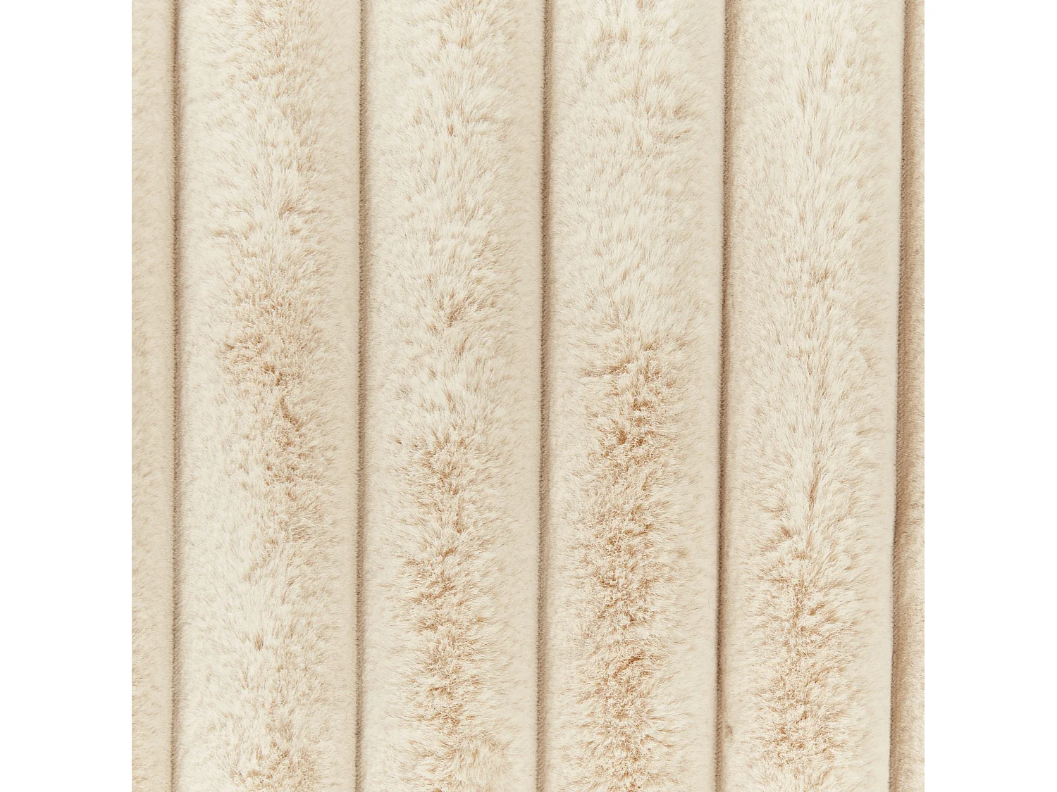 Couvre-lits RAKYA Fourrure synthétique 150 x 200 cm Beige
