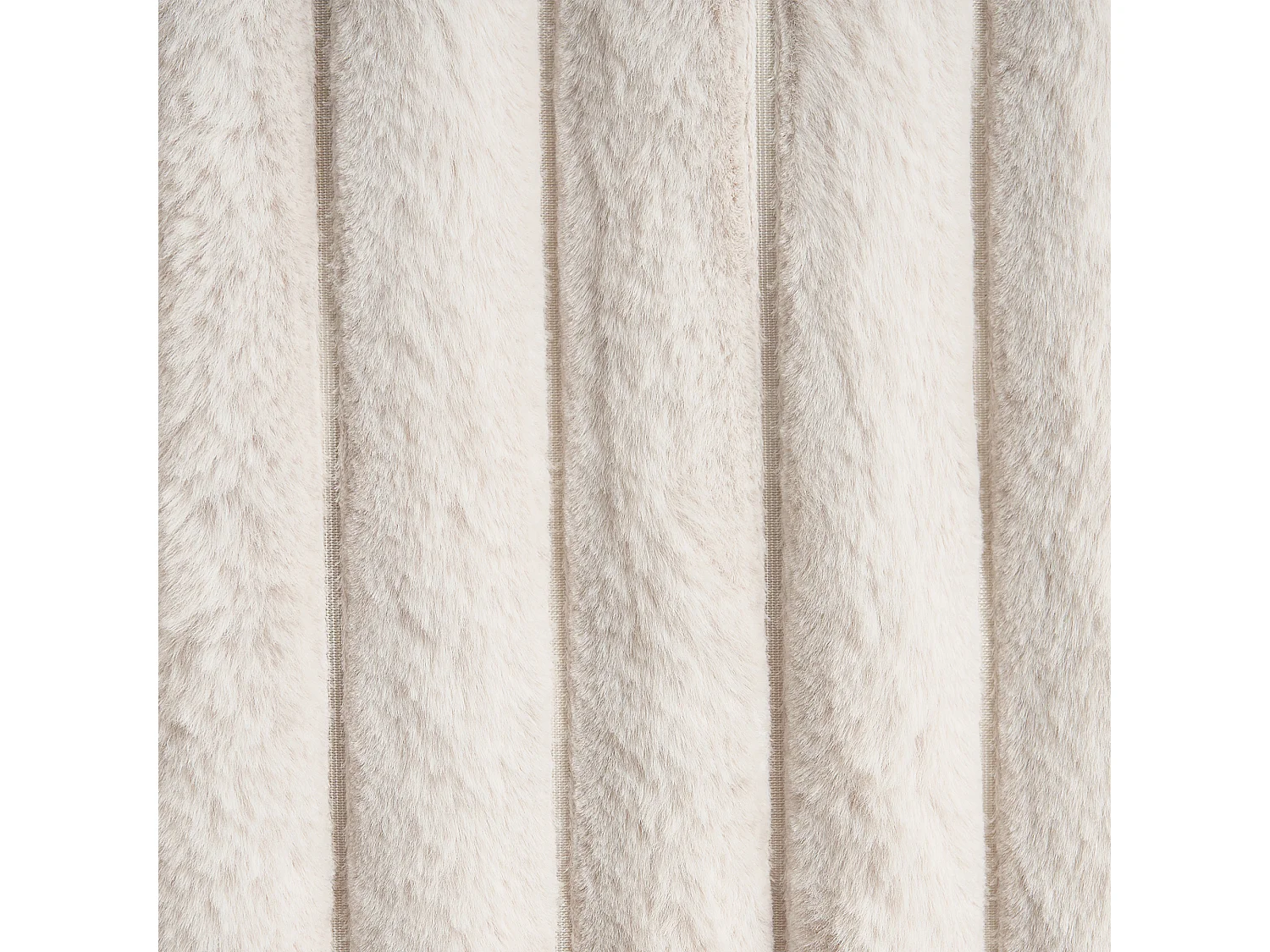 Couvre-lits RAKYA Fourrure synthétique 150 x 200 cm Beige