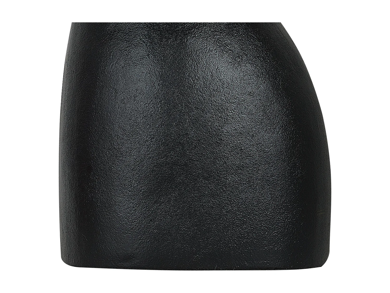 Jarro decorativo NARBADA Metal 36 cm Preto