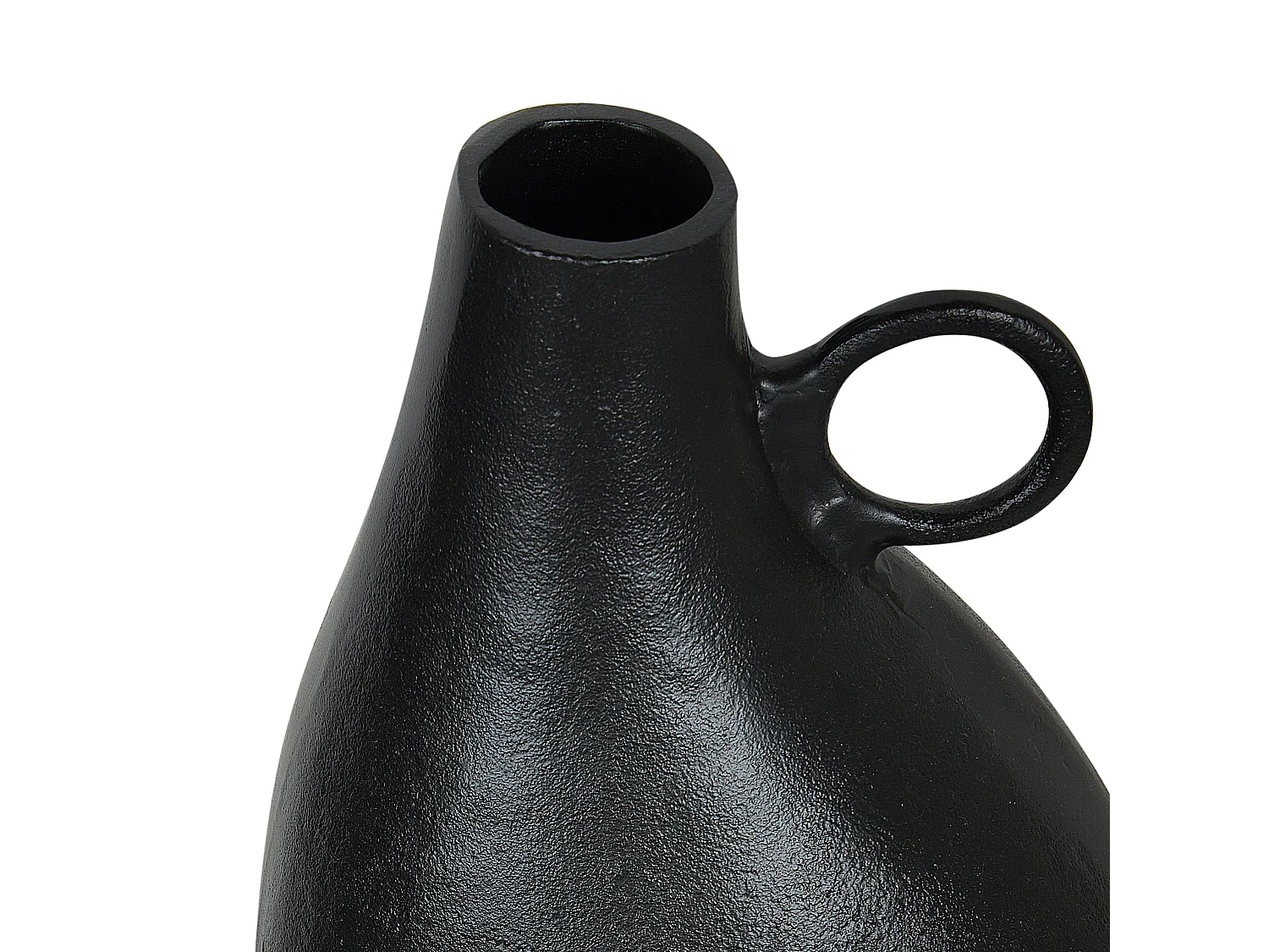 Jarro decorativo NARBADA Metal 36 cm Preto