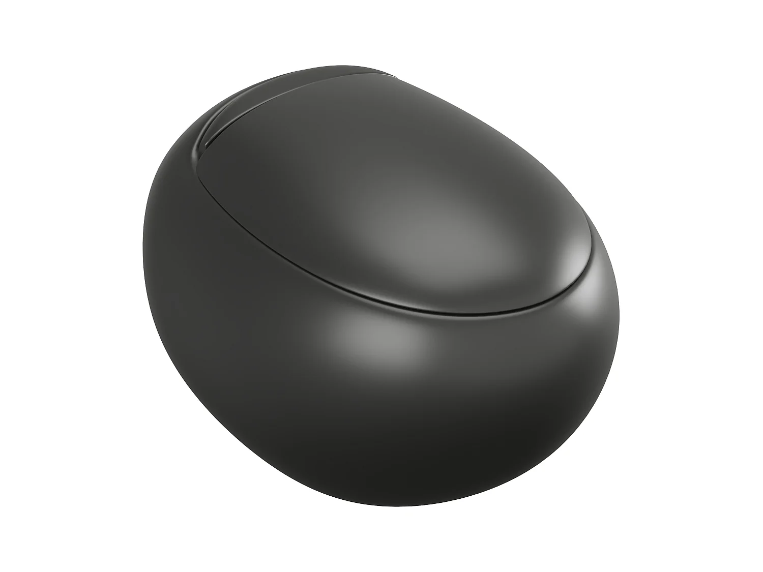 Pack WC suspendu en céramique noir mat avec bâti-support décoratif - HURO II