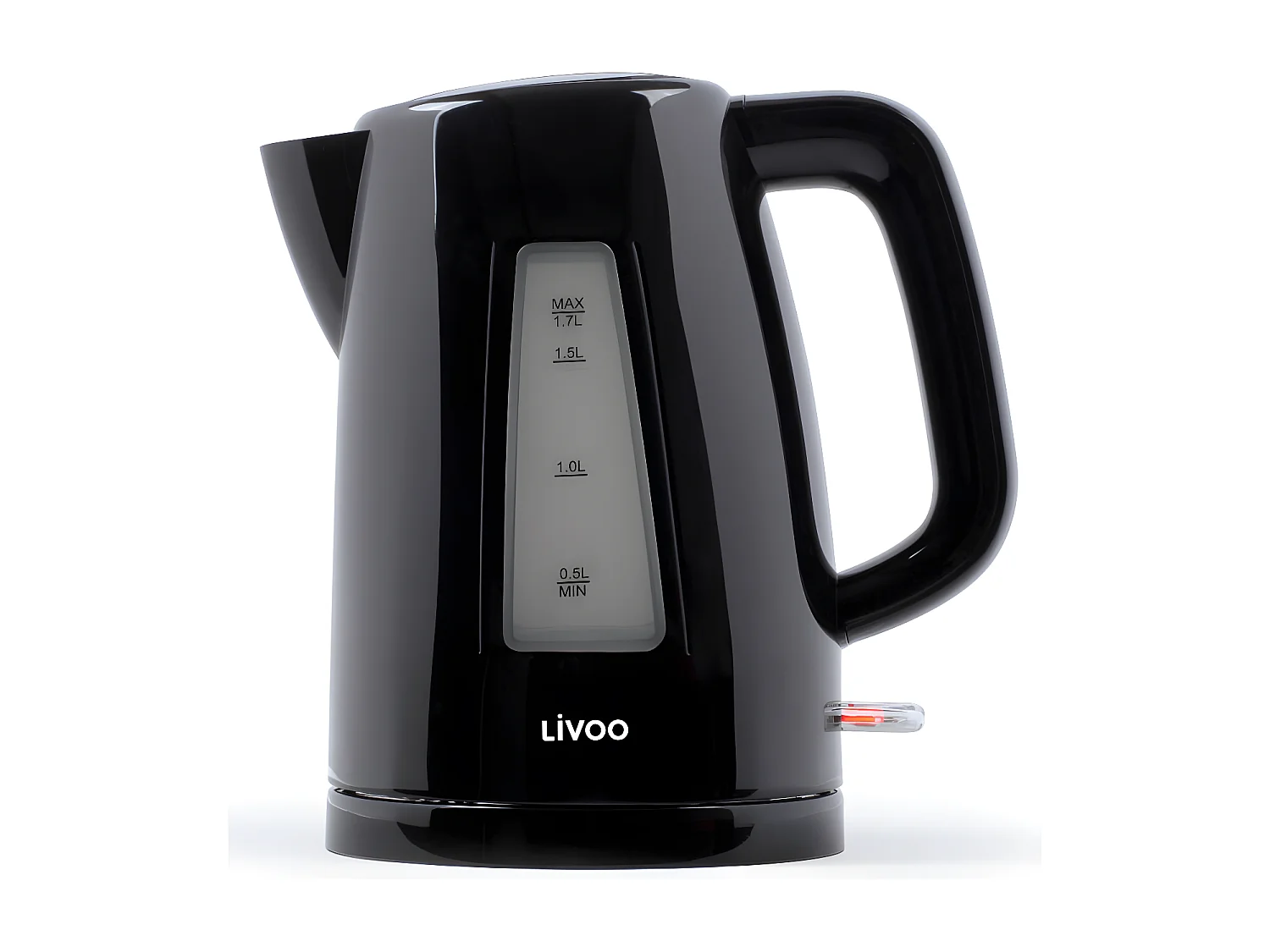 Bouilloire électrique sans fil 1.7 L noire