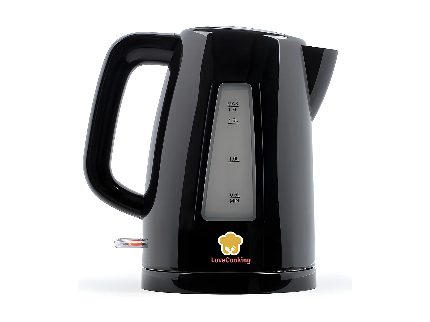 Bouilloire électrique sans fil 1.7 L noire