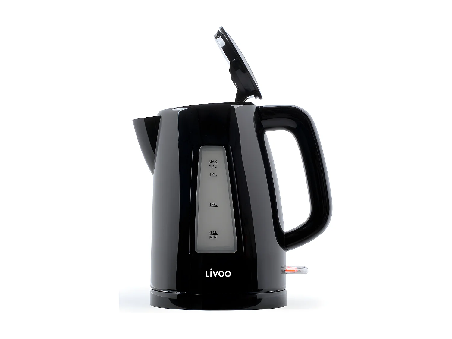 Bouilloire électrique sans fil 1.7 L noire