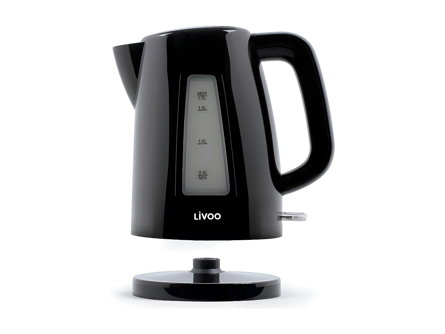 Bouilloire électrique sans fil 1.7 L noire