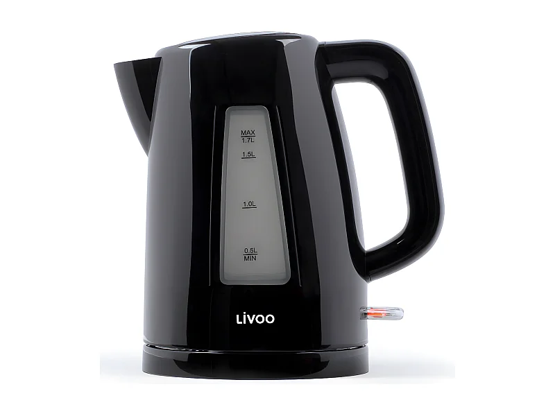 Bouilloire électrique sans fil 1.7 L noire