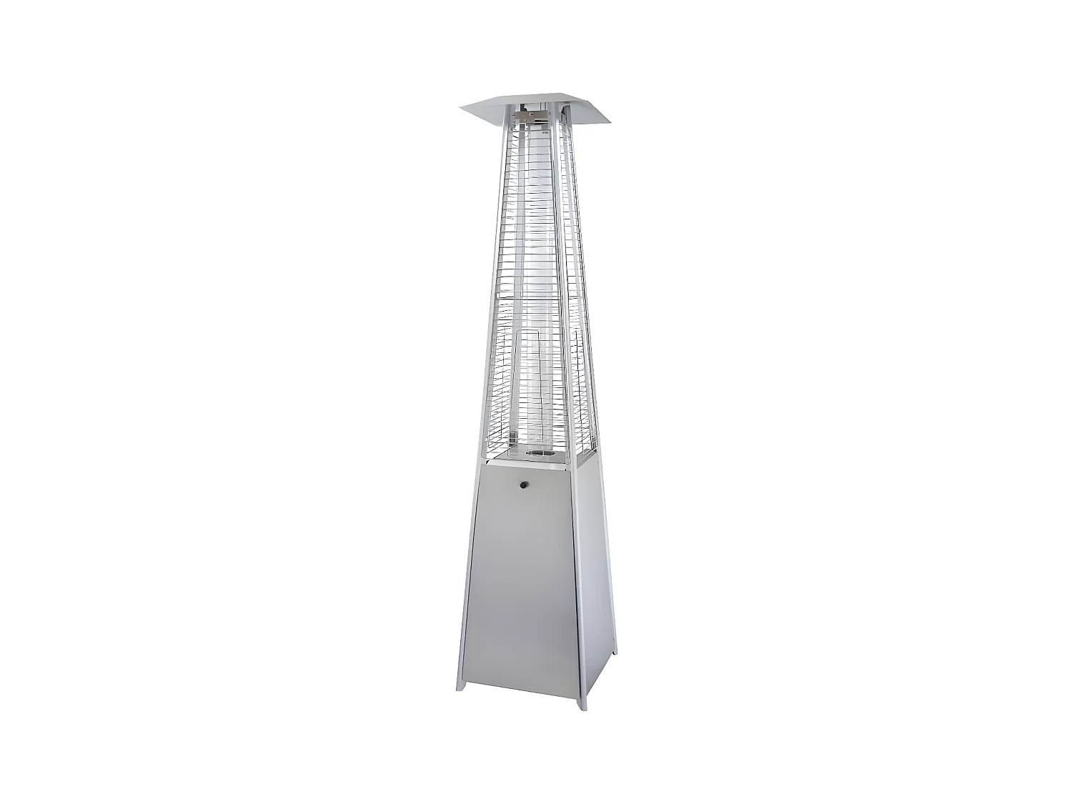 Flamme gaz FAVEX - Chauffage extérieur - Gaz Propane - Housse de protection - L 50 x P 50 x H 227 cm - Gris
