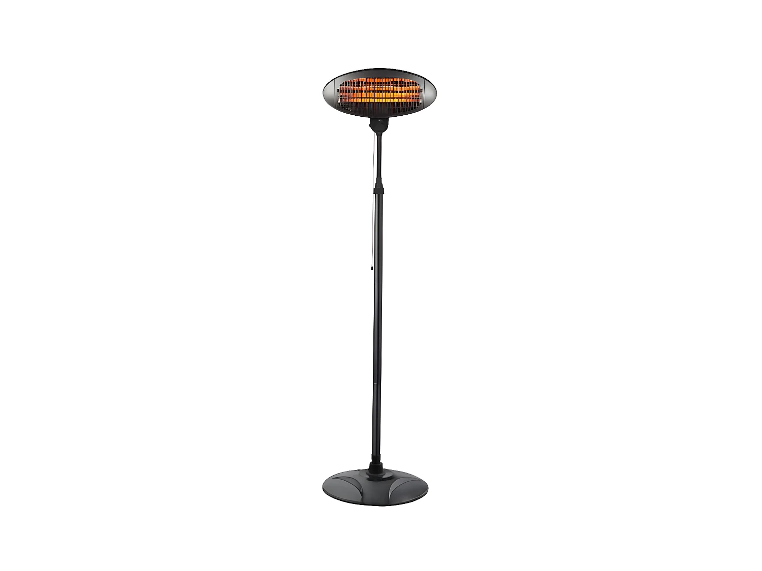 Chauffage electrique FAVEX Fano - 2000 W - Sur pied - 3 positions de chauffe - L 60 x P 60 x H 210 cm - Noir