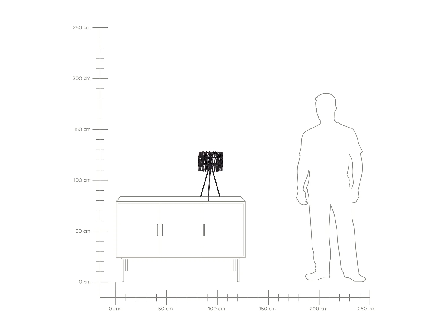 Lampe à poser CULEBRA Métal Noir