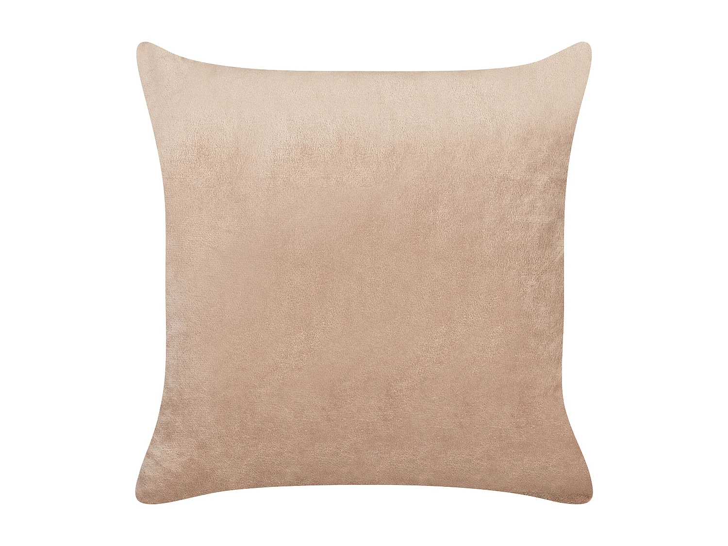 Set van 2 decoratieve kussens BAKIRA Nepbont 45 x 45 cm Bruin Abstract patroon