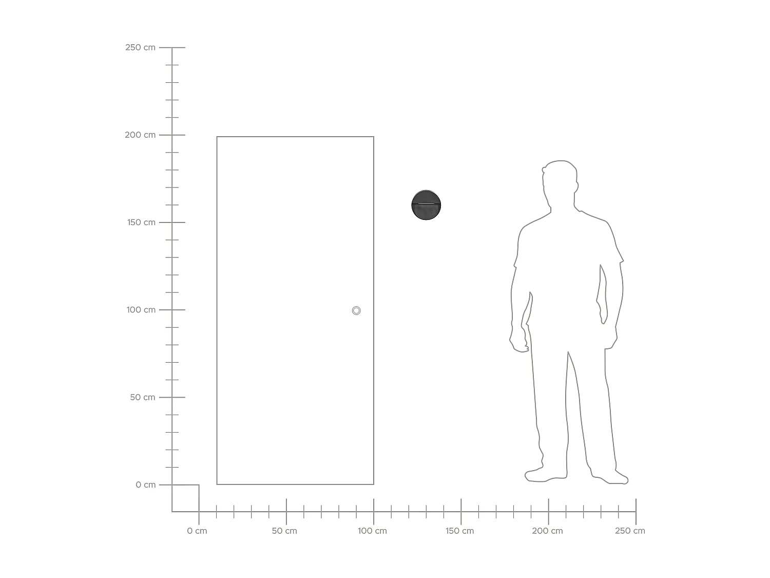 Lot de 2 appliques LED d'extérieur POMPTON Noir