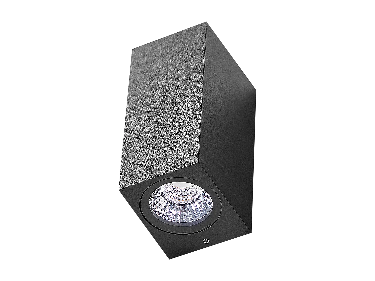 Set di 2 luci da parete da giardino a LED ANDREWS Nero