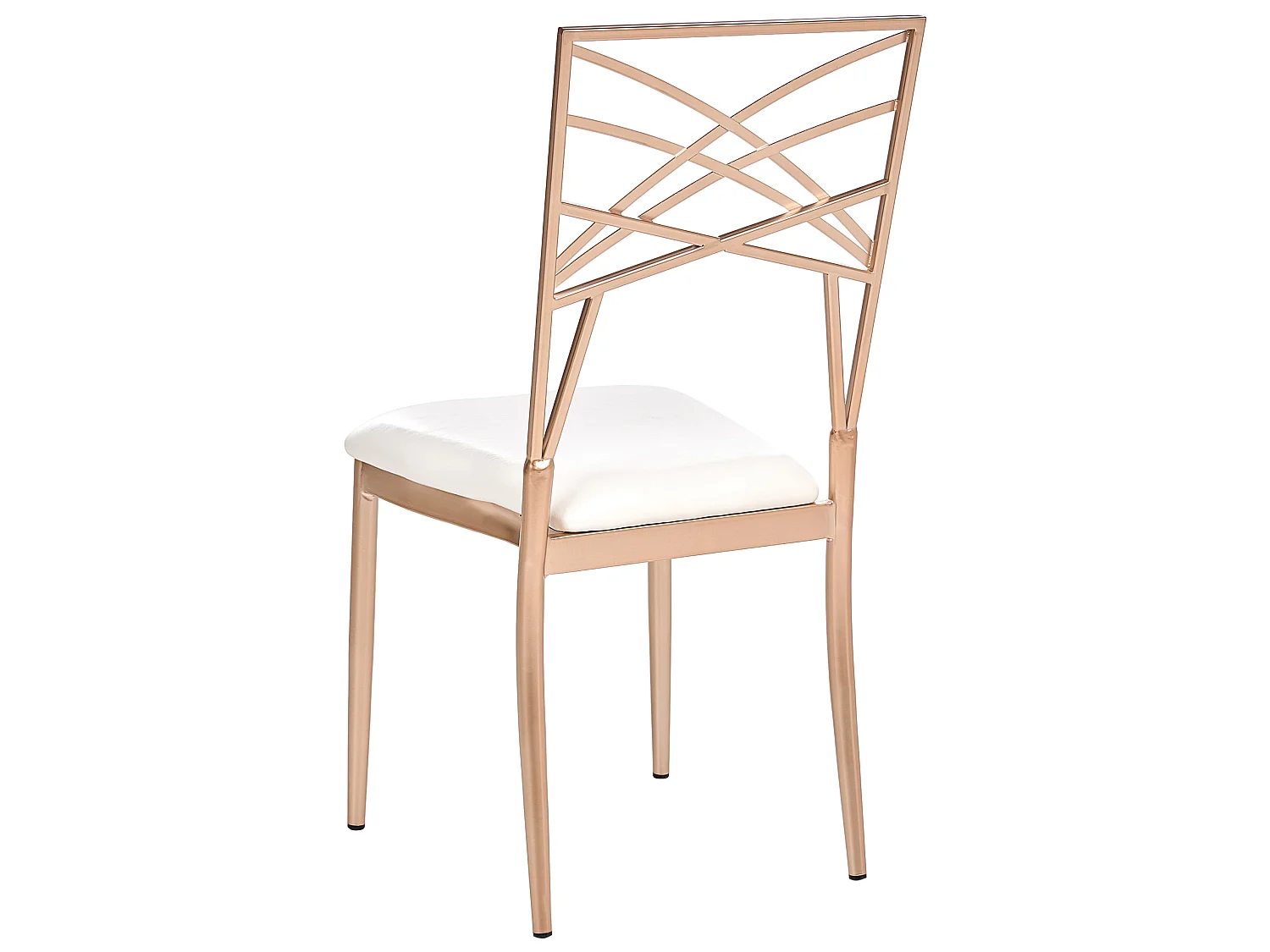 Set van 2 eetkamerstoelen GIRARD Metaal Goud