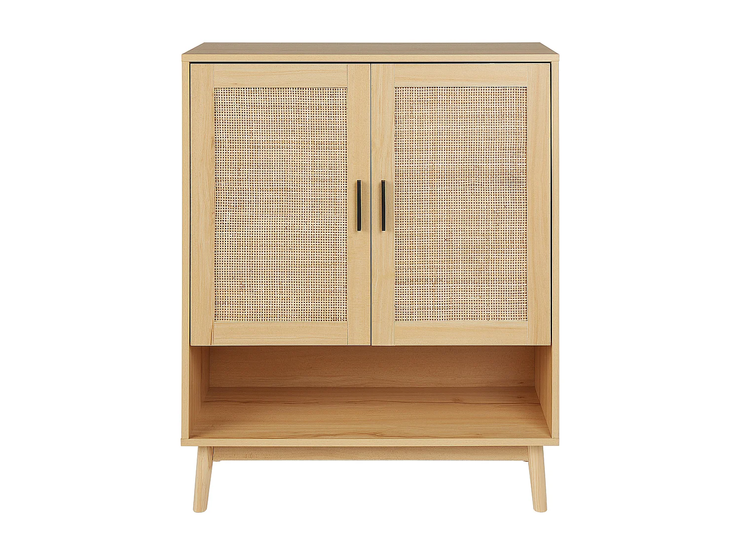 Szafka na buty PEROTE Rattan Jasnobrązowy