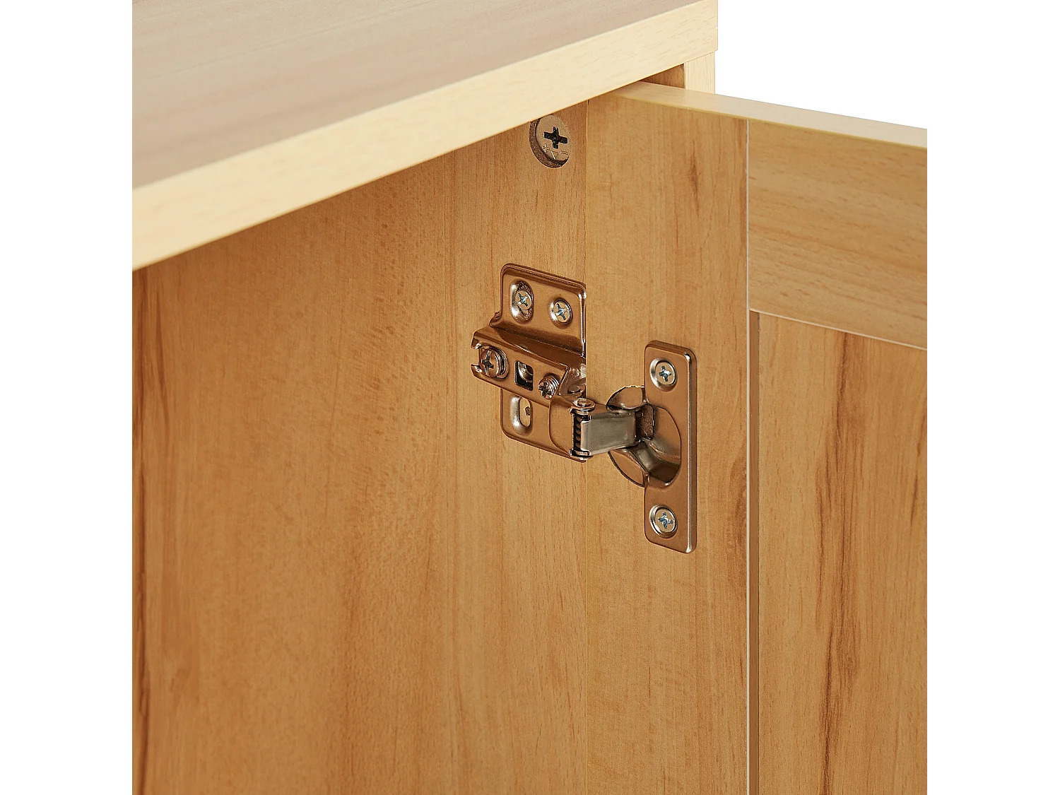 Szafka na buty PEROTE Rattan Jasnobrązowy