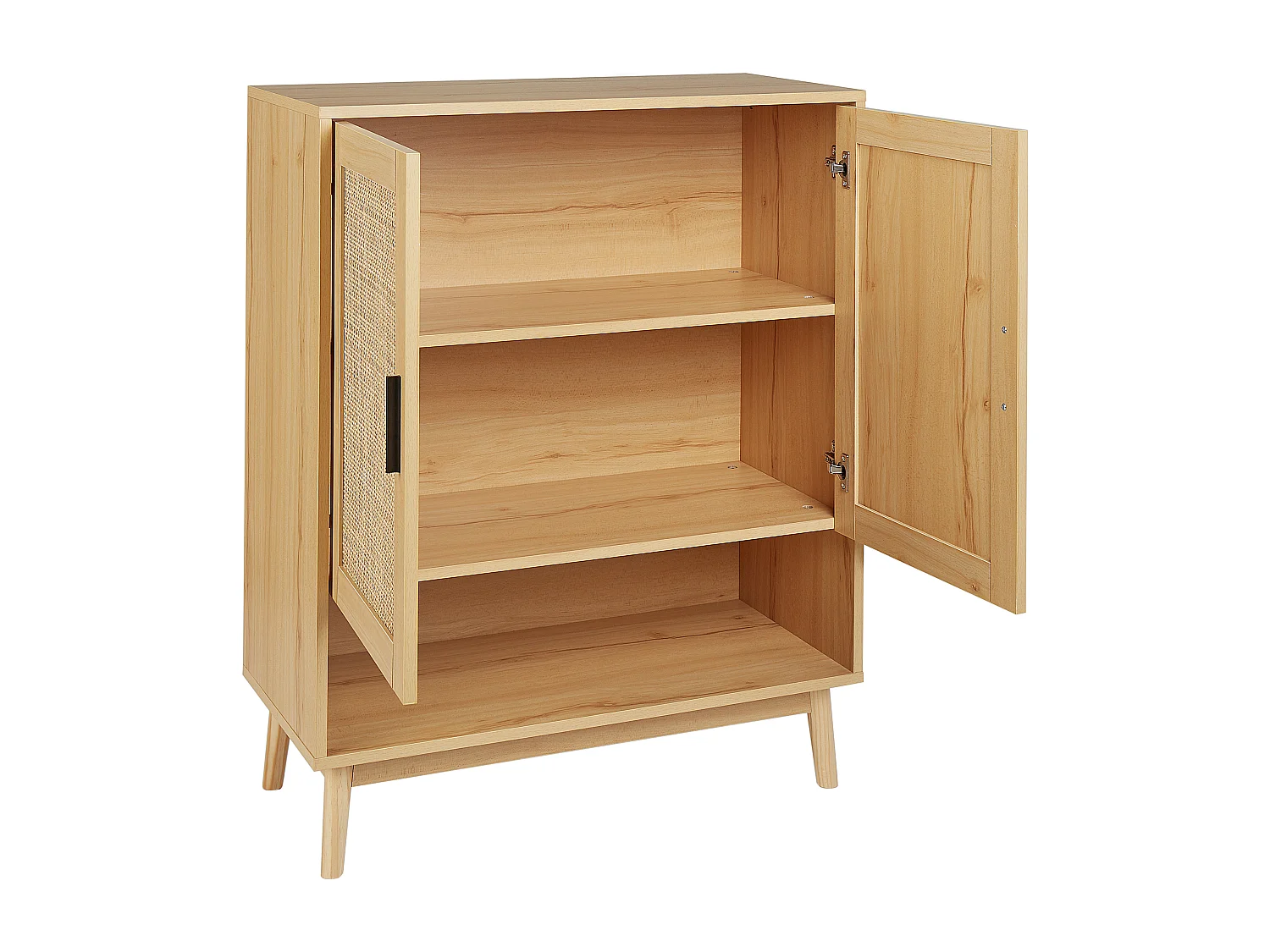 Sapateira PEROTE Rattan Castanho claro