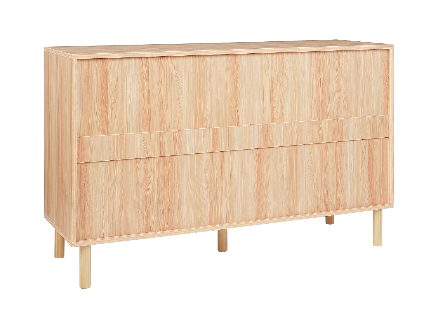 Commode à 6 tiroirs SHARPE Marron clair