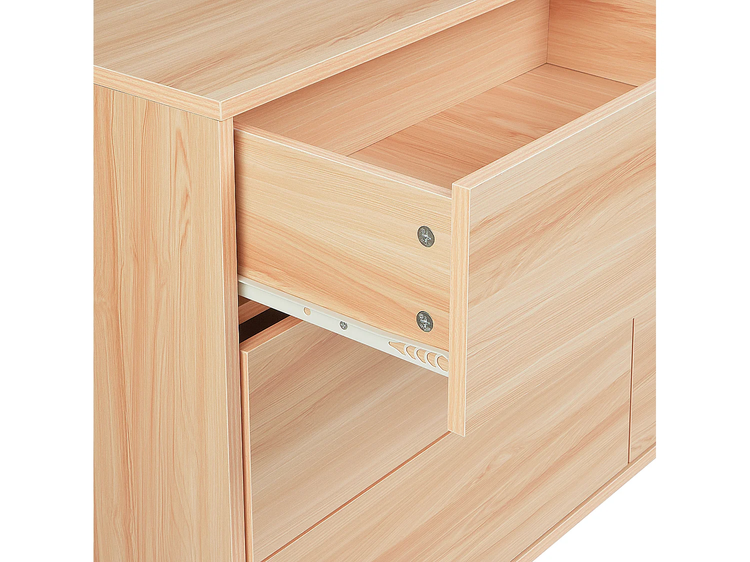 Cómoda 6 gavetas SHARPE Castanho claro