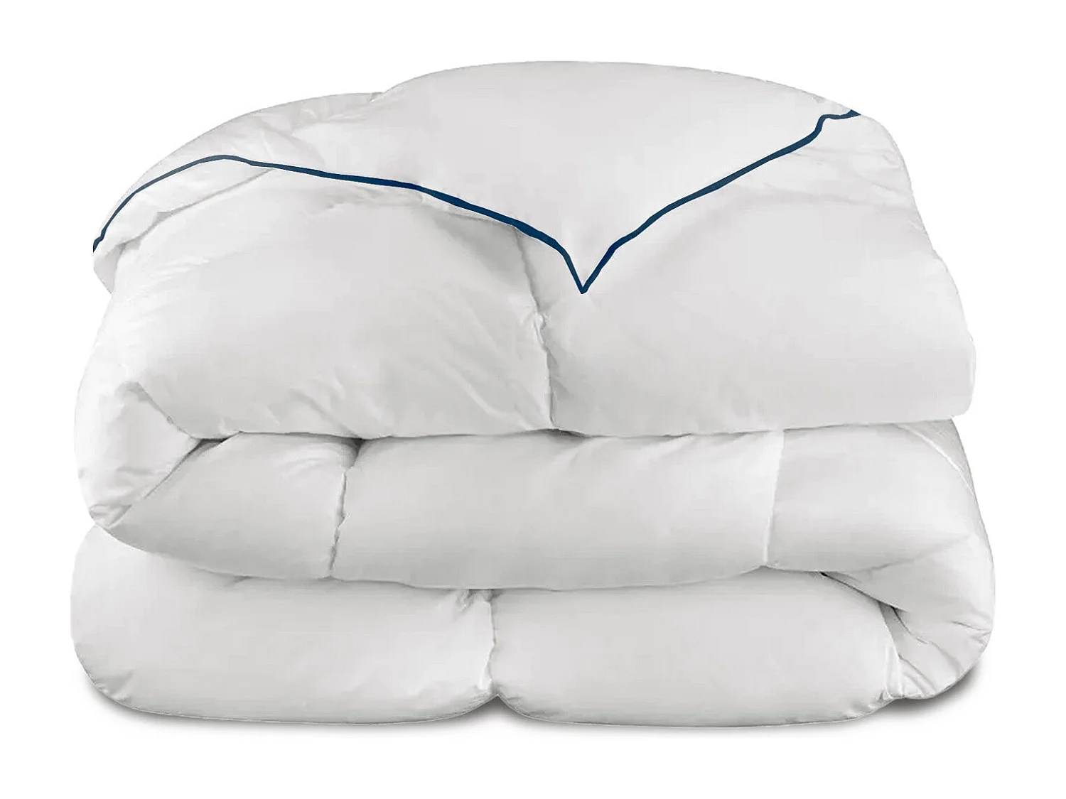 Couette hiver coton et polyester 200x200 épais 5cm