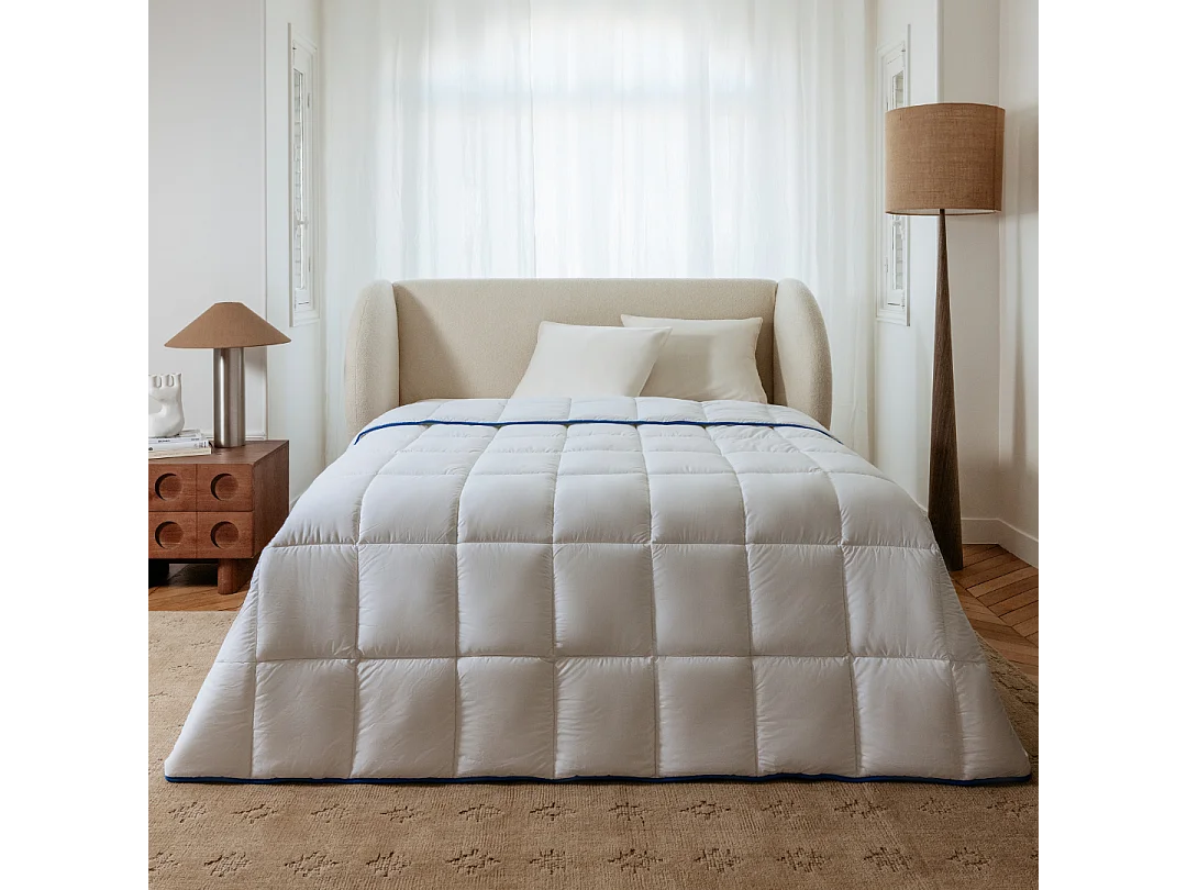 Couette été coton et polyester 200x200 épais 3cm