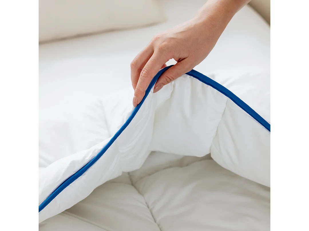 Couette été coton et polyester 220x240 épais 3cm