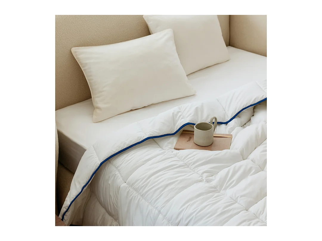 Couette été coton et polyester 140x200 épais 3cm