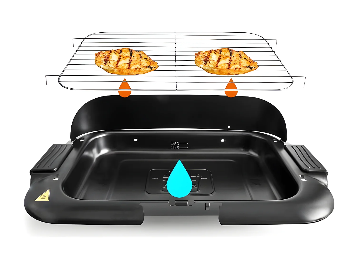 Barbecue électrique Sur Pieds Avec Thermostat Réglable Xbbq36 Kitchencook
