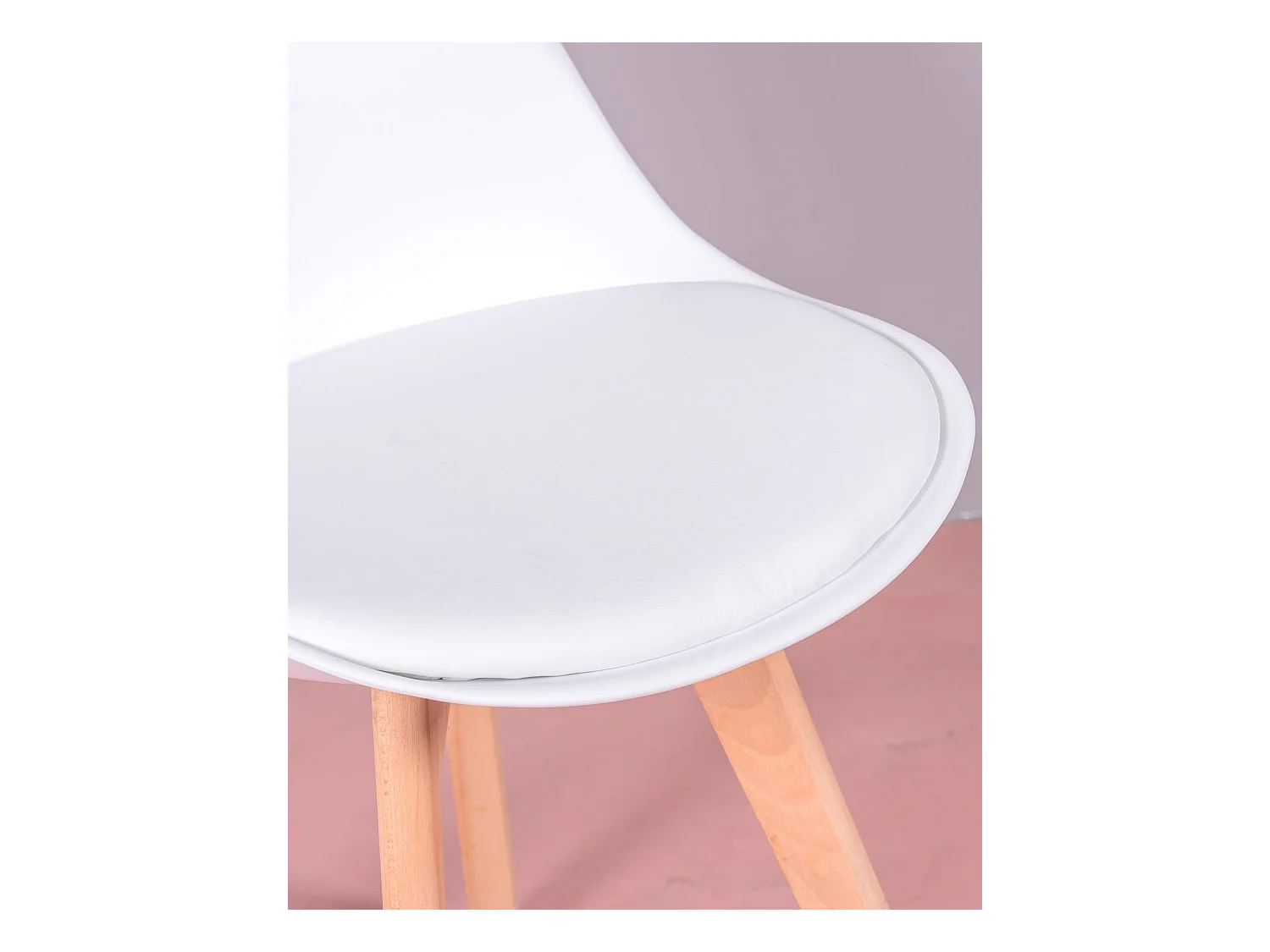 Chaise de salle à manger scandinave - Verona - Blanc