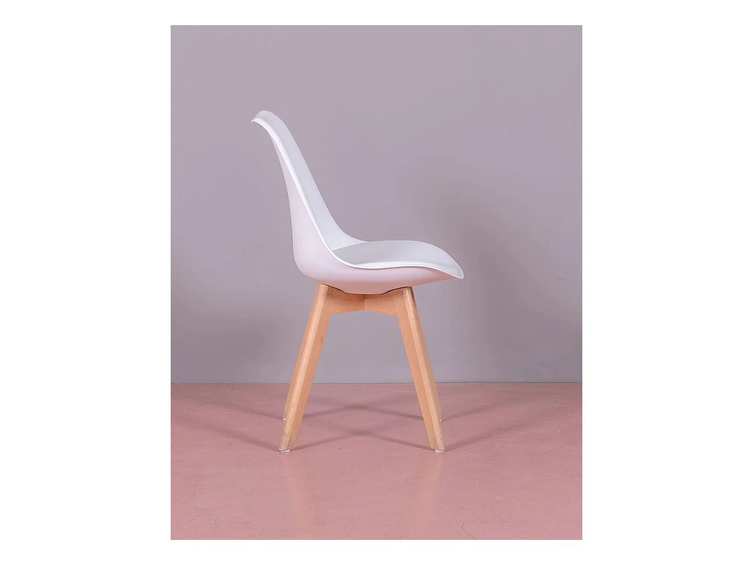 Chaise de salle à manger scandinave - Verona - Blanc