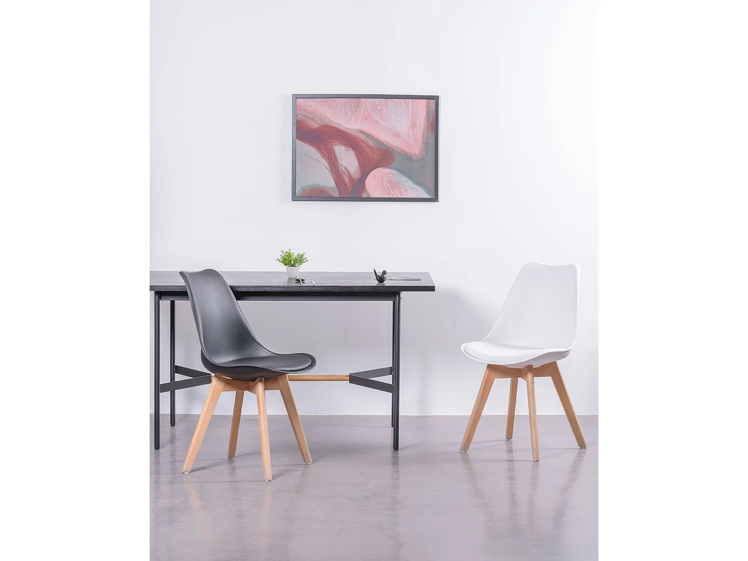 Chaise de salle à manger scandinave - Verona - Blanc