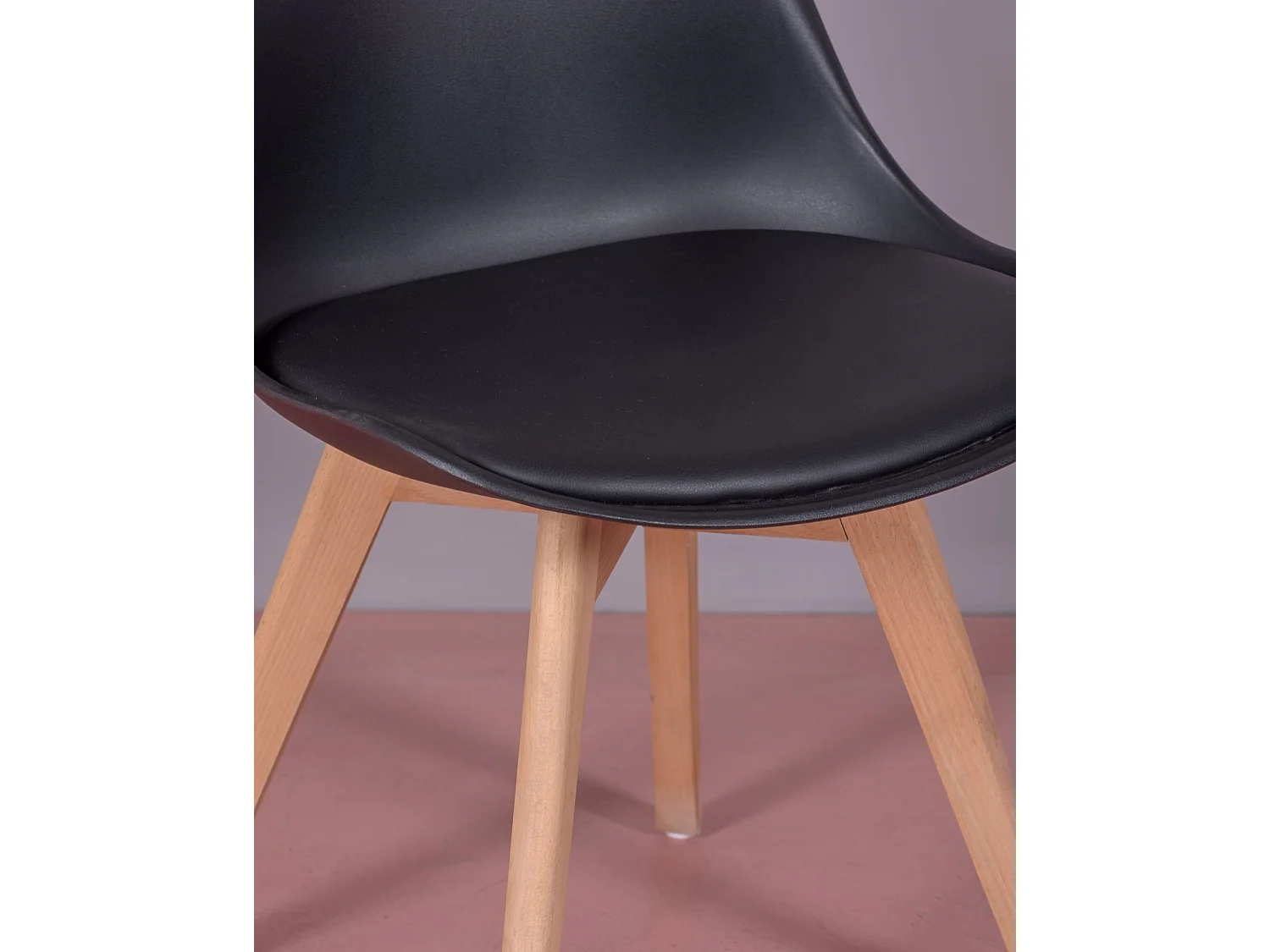 Chaise de salle à manger scandinave - Verona - Noir