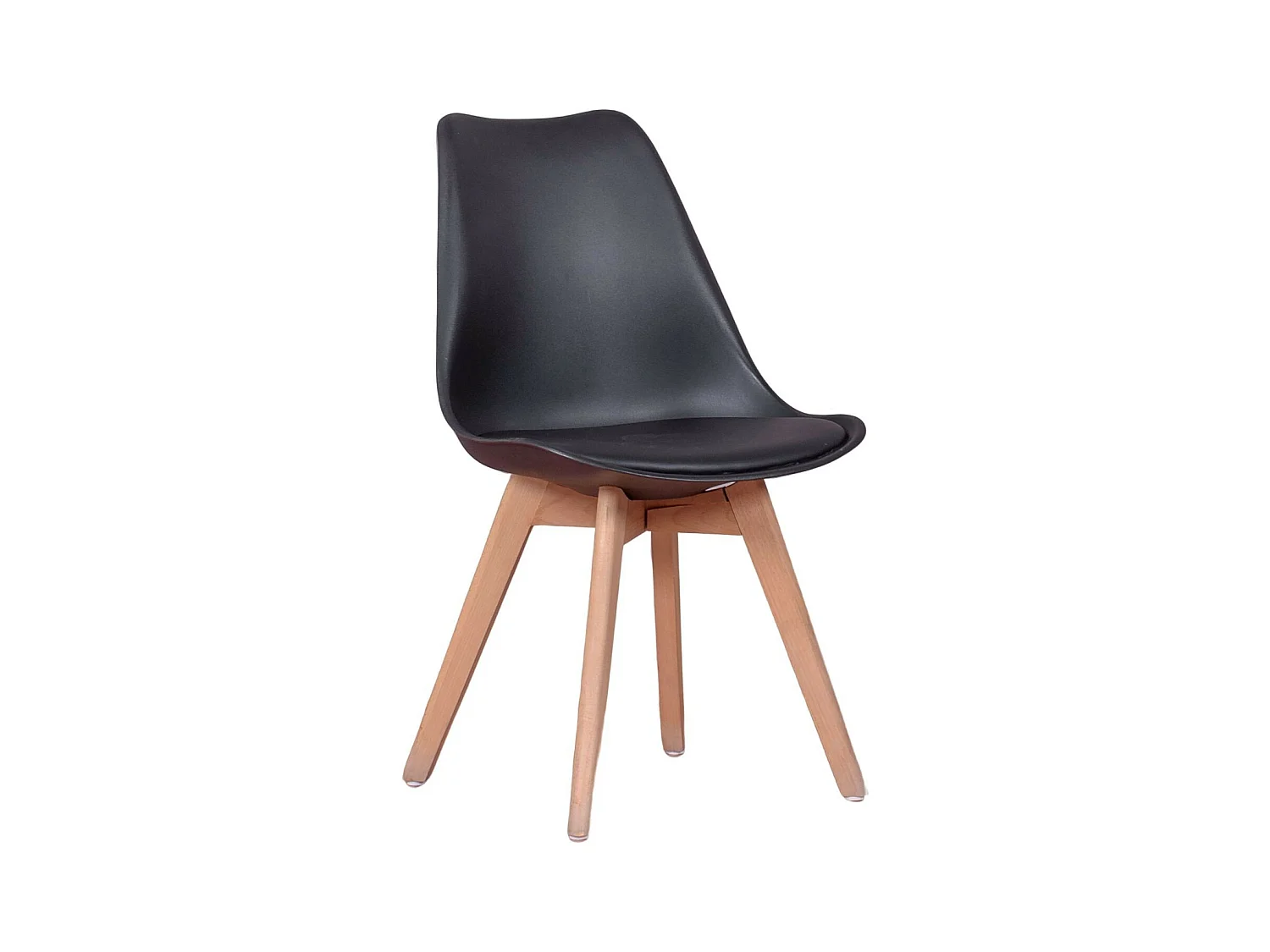 Chaise de salle à manger scandinave - Verona - Noir