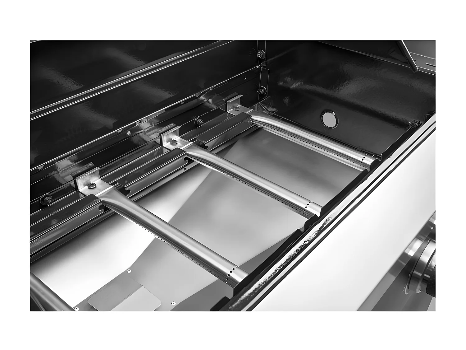 Barbecue à Gaz En Acier Inoxydable Avec Grille De Cuission Rexon Pts3 De La Marque Landmann