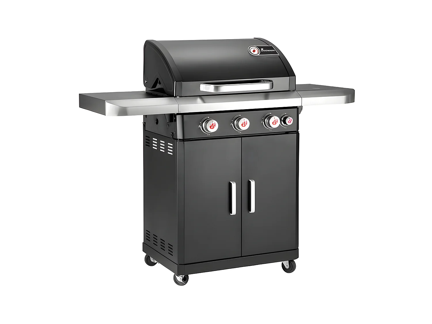 Barbecue à Gaz En Acier Inoxydable Avec Grille De Cuission Rexon Pts3 De La Marque Landmann