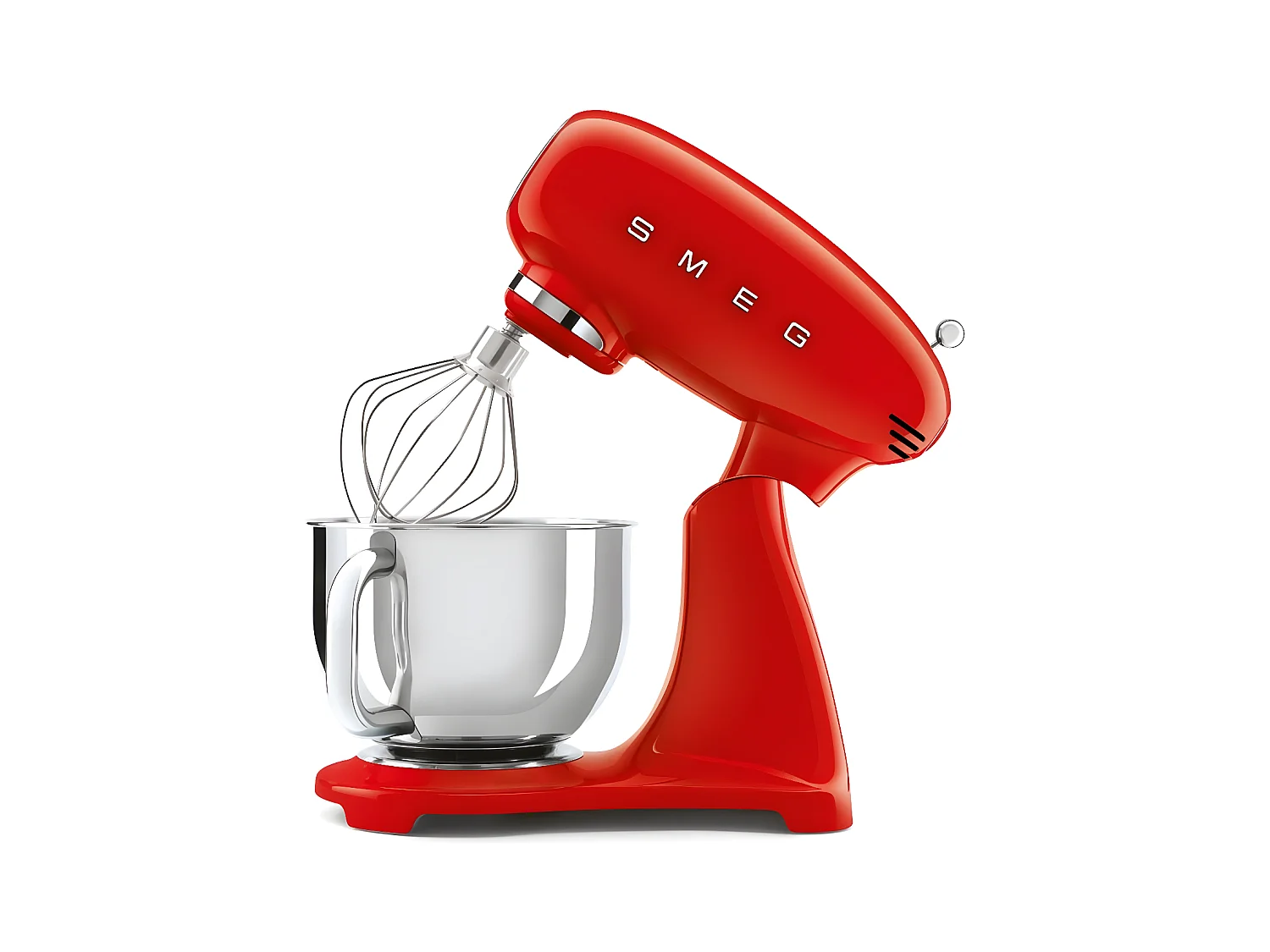 Smeg Robot sur socle 4.8l 800w rouge - smf03rdeu