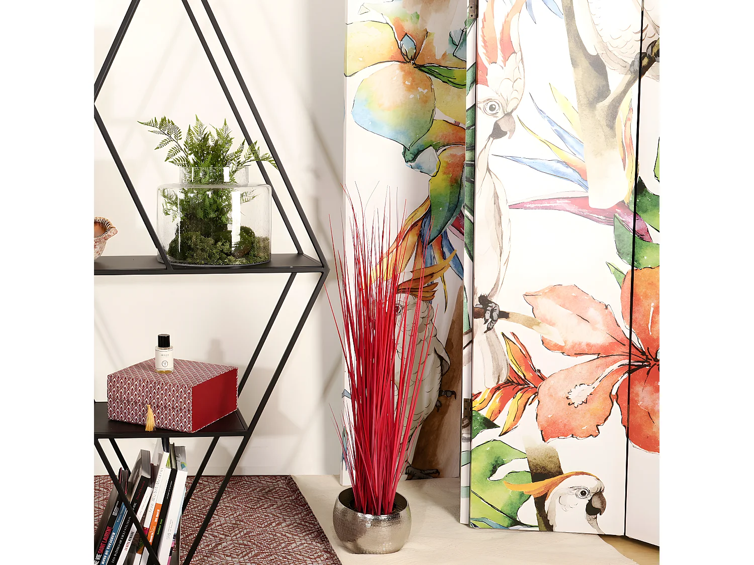 Herbe en Pot - Rouge