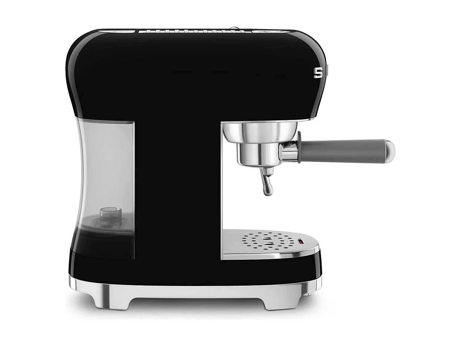 Smeg 50's stijl zwarte druppelkoffiemaker ECF02BLEU