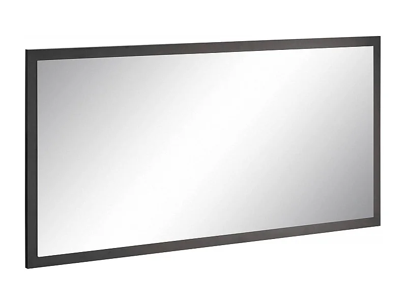 Dmara spiegel, Badkamerspiegel, 100% Made in Italy, 120x2h60 cm, Glanzend Antraciet