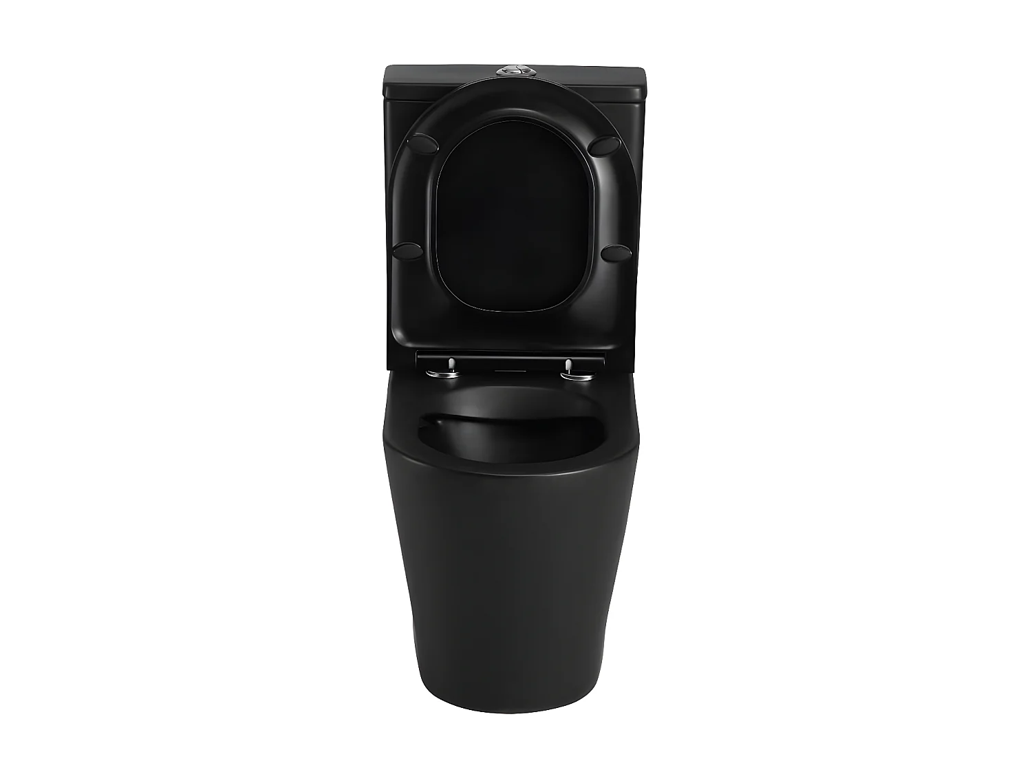 Toilette WC à poser TURIN en céramique noir mat