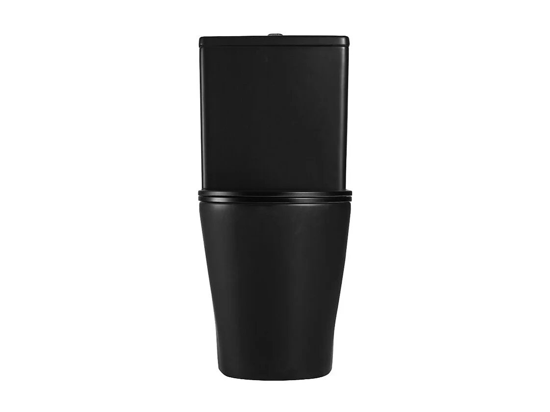 Inodoro cerámica ATRIA negro cisterna baja