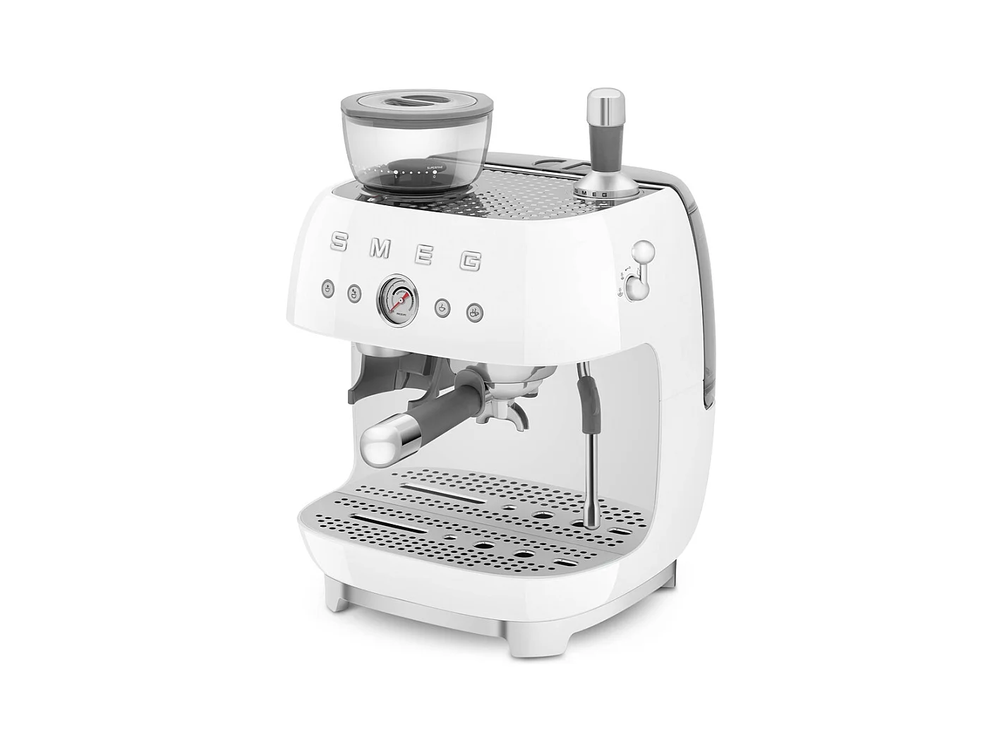 Machine à café combinée Expresso Années 50 blanc