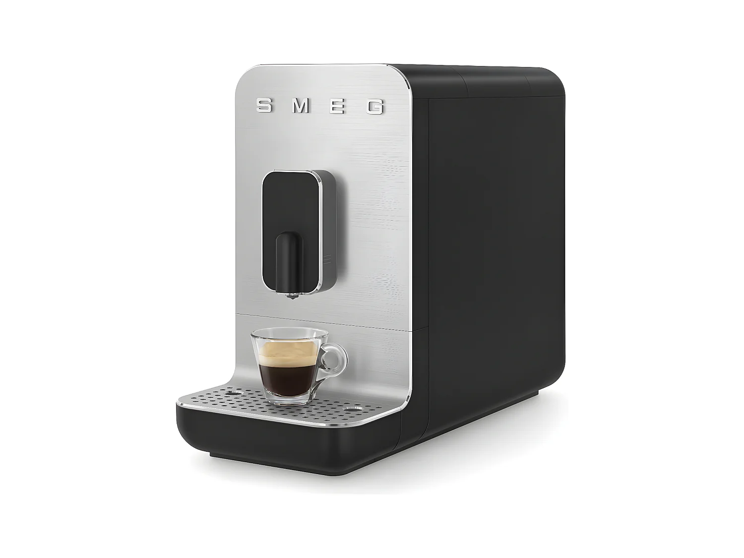 Robot café automatique avec broyeur intégré Années 50 noir mat