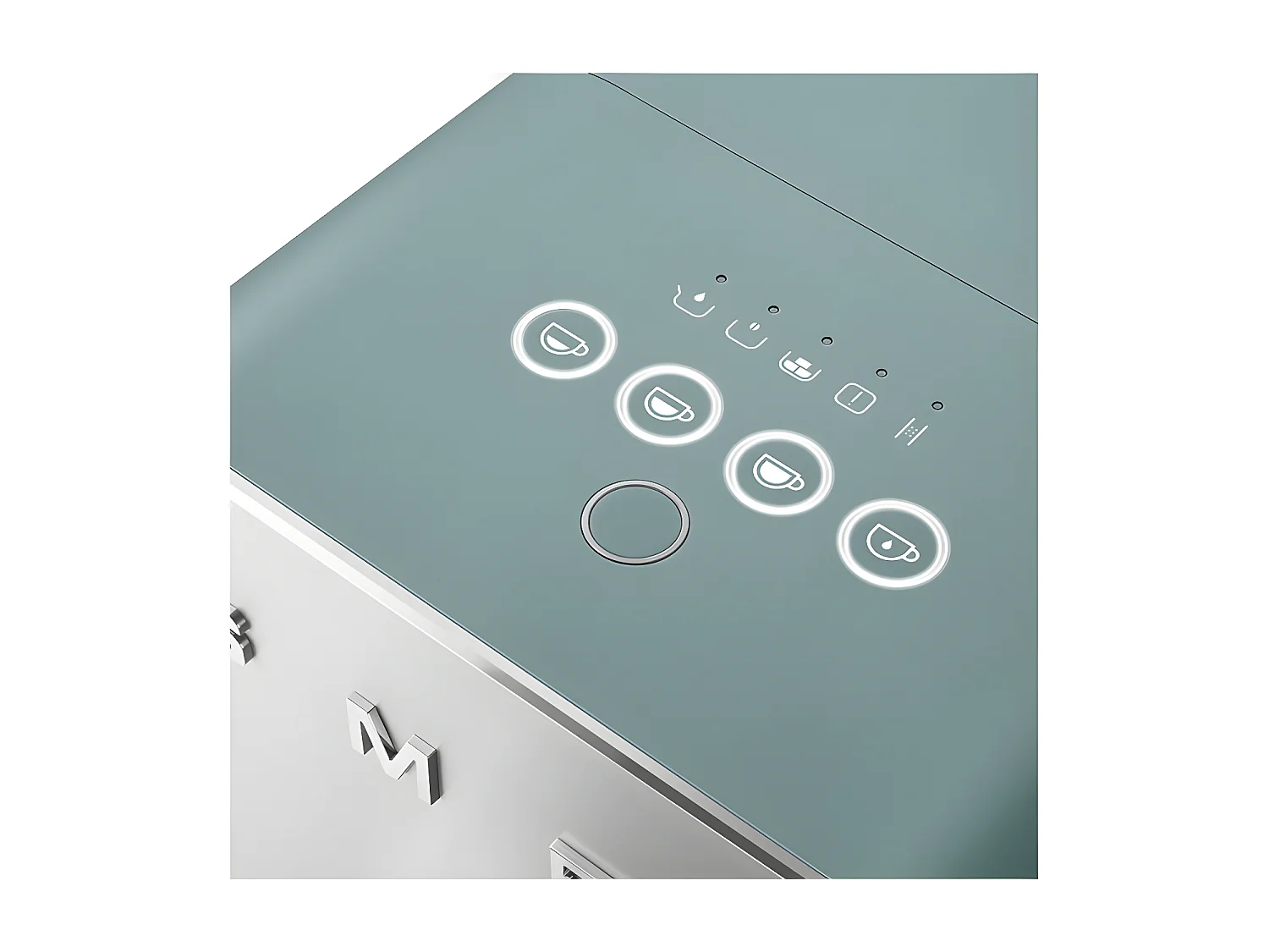 Robot café expresso broyeur vert émeraude mat