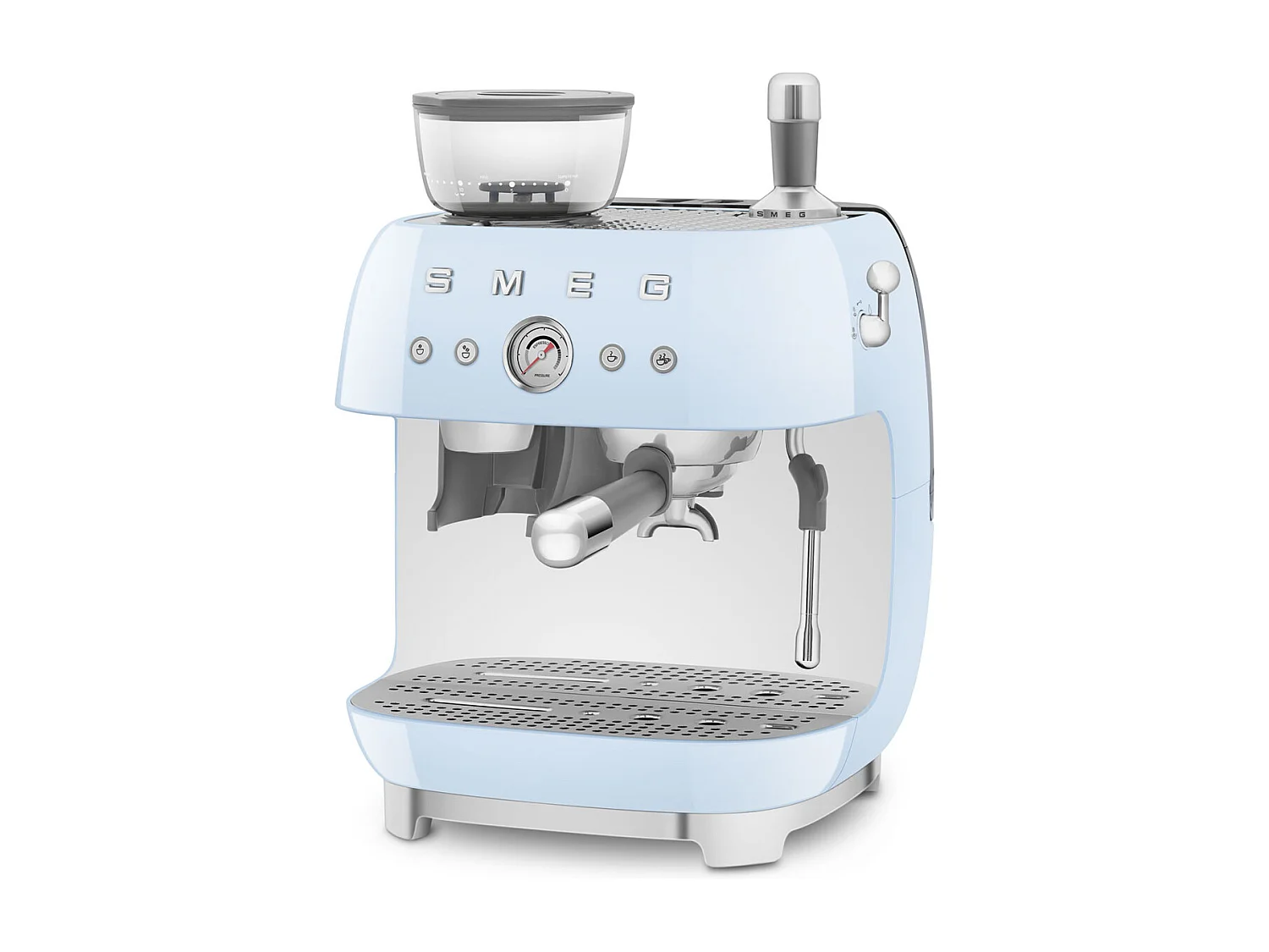 Smeg Machine à expresso avec broyeur 20 bars bleu - EGF03PBEU