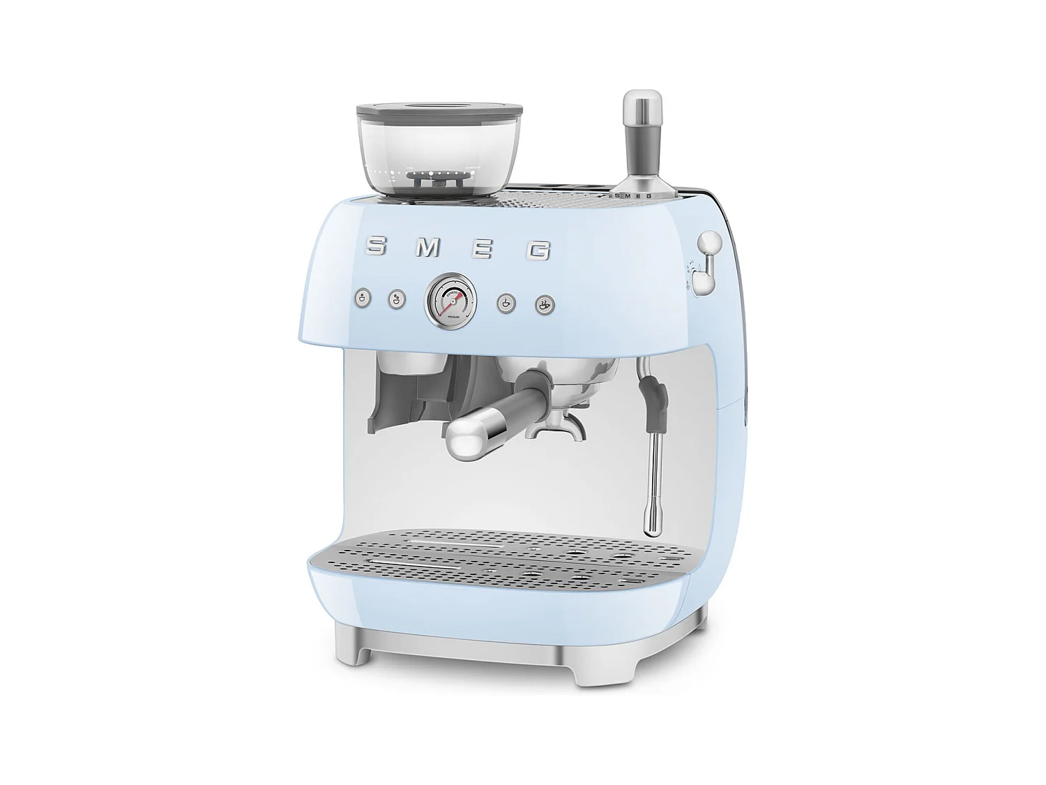 Smeg Machine à expresso avec broyeur 20 bars bleu - EGF03PBEU