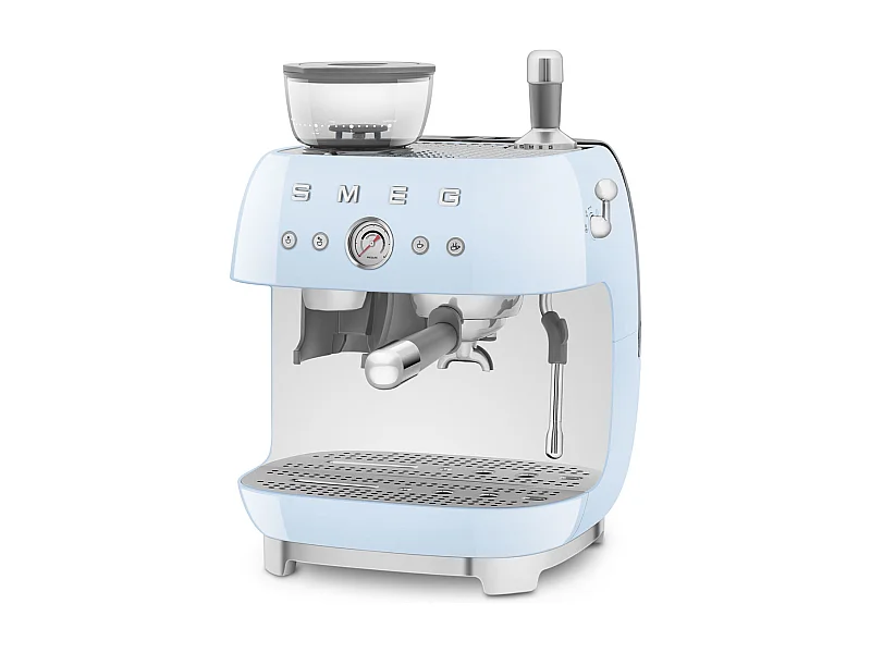 Smeg Machine à expresso avec broyeur 20 bars bleu - EGF03PBEU