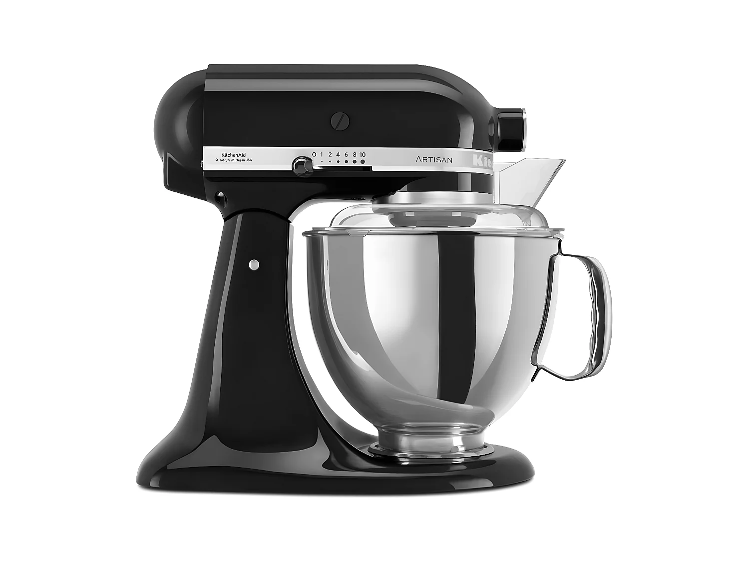 Robot pâtissier multifonction à tête inclinable 4,8 l artisan noir
