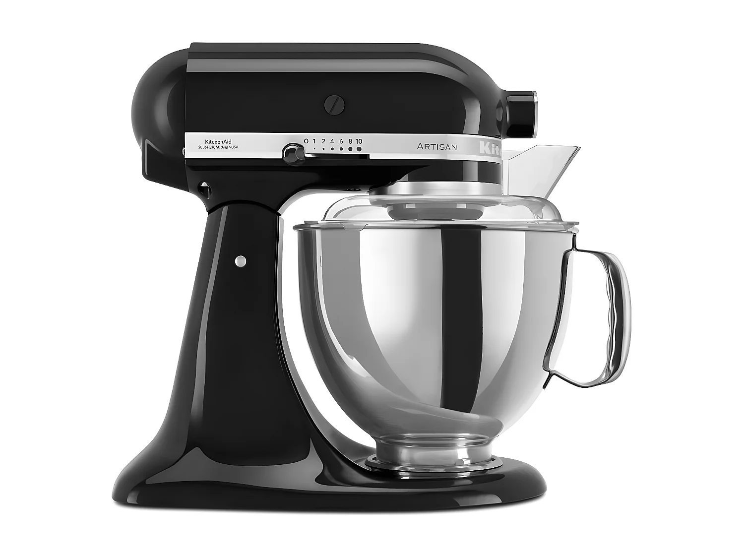 Robot pâtissier multifonction à tête inclinable 4,8 l artisan noir