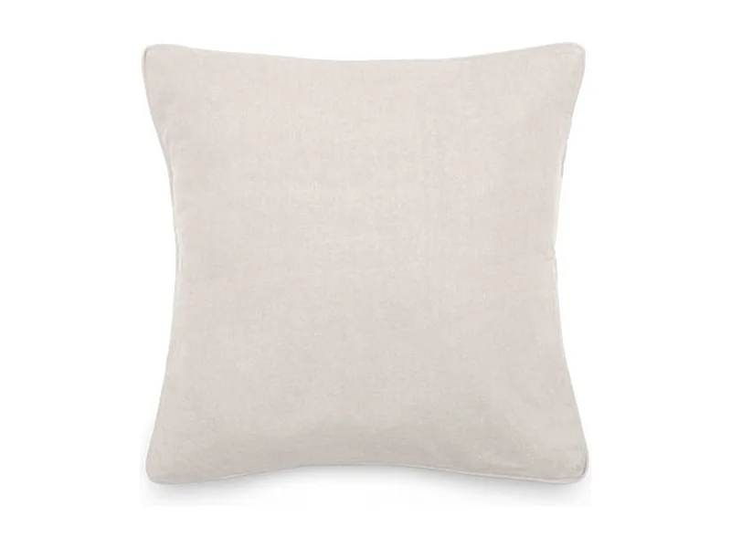 Housse de coussin 45x45 cm 50% lin et 50% coton collection OPERA DECO naturel