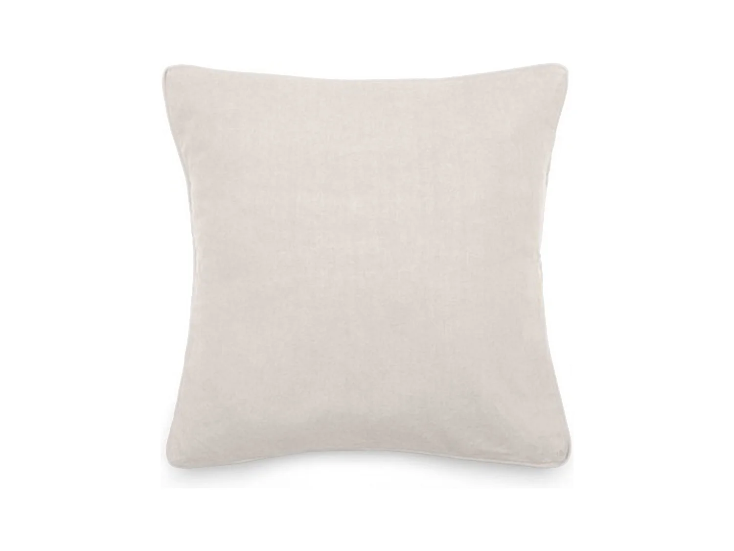 Housse de coussin 45x45 cm 50% lin et 50% coton collection OPERA DECO naturel
